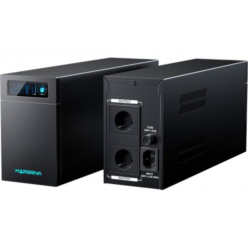 Уценка ибп Marsriva 1200VA (MR-UF1200L) (Вскрытая упаковка, 862810) купить в Украине: Киев, Днепр, Харьков, Одесса  | Низкая цена, отзывы, характеристики от TELEMART фото