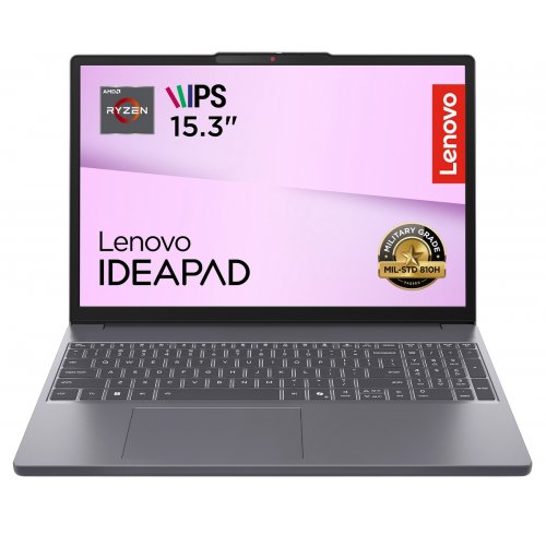 Ноутбук Lenovo IdeaPad Slim 3 15ARP10 (83K700GHRA) Luna Grey купити в Україні: Київ, Львів, Хмельницький, Тернопіль, Івано-Франківськ | Низька ціна, відгуки, характеристики від TELEMART фото
