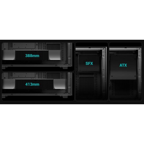 Корпус Deepcool CH260 Tempered Glass без БЖ (R-CH260-BKNWM0-G-1) Wood Black купити в Україні: Київ, Львів, Хмельницький, Тернопіль, Івано-Франківськ | Перевірка сумісності, низька ціна, відгуки, характеристики від TELEMART фото