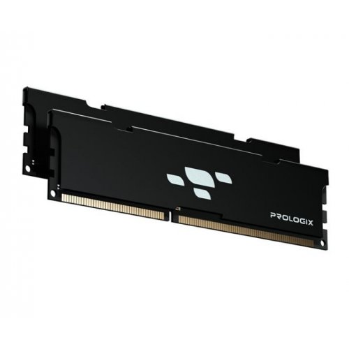 ОЗУ Prologix DDR4 16GB (2x8GB) 3200Mhz Black (PRO16GB3200B4K) купить в Украине: Киев, Днепр, Харьков, Одесса  | Проверка совместимости, низкая цена, отзывы, характеристики от TELEMART фото