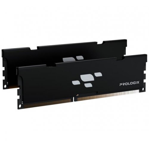 ОЗУ Prologix DDR5 32GB (2x16GB) 5600Mhz Black (PRO32GB5600B5K) купить в Украине: Киев, Днепр, Харьков, Одесса  | Проверка совместимости, низкая цена, отзывы, характеристики от TELEMART фото