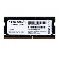 ОЗУ Prologix SODIMM DDR4 16GB 2666Mhz (PRO16GB2666D4S)