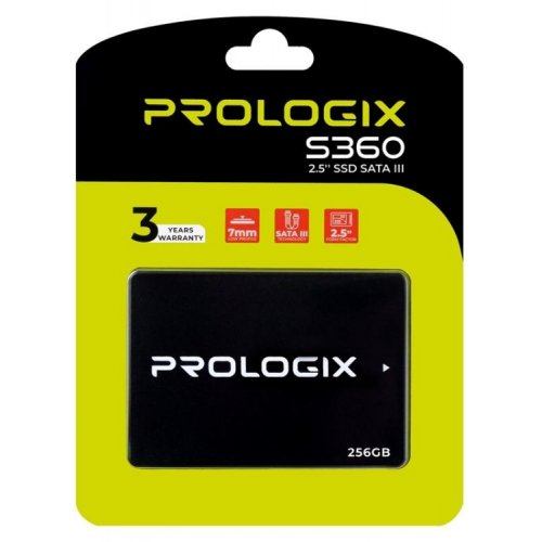SSD-диск Prologix S360 3D TLC 256GB 2.5" (PRO256GS360) купити в Україні: Київ, Львів, Хмельницький, Тернопіль, Івано-Франківськ | Перевірка сумісності, низька ціна, відгуки, характеристики від TELEMART фото
