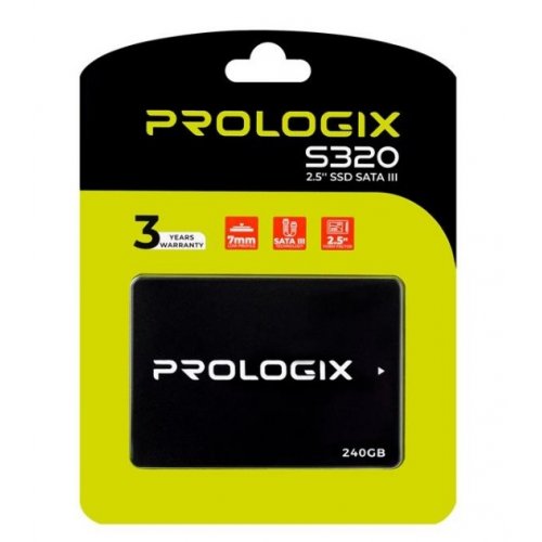 SSD-диск Prologix S320 3D TLC 240GB 2.5" (PRO240GS320) купити в Україні: Київ, Львів, Хмельницький, Тернопіль, Івано-Франківськ | Перевірка сумісності, низька ціна, відгуки, характеристики від TELEMART фото