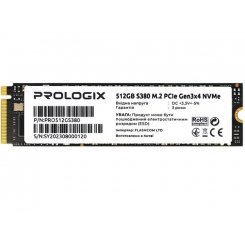 SSD-диск Prologix S380 3D TLC 512GB M.2 (2280 PCI-E) NVMe x4 (PRO512GS380)