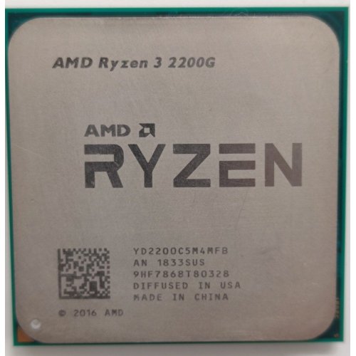 Процессор AMD Ryzen 3 2200G 3.5(3.7)GHz sAM4 Box (YD2200C5FBBOX) (Восстановлено продавцом, 862934) купить в Украине: Киев, Днепр, Харьков, Одесса  | Проверка совместимости, низкая цена, отзывы, характеристики от TELEMART фото