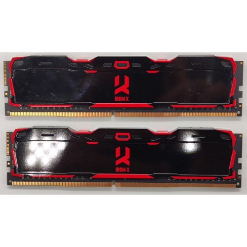 Озу GoodRAM DDR4 16GB (2x8GB) 2666Mhz IRDM X Black (IR-X2666D464L16S/16GDC) (Восстановлено продавцом, 862945) купить в Украине: Киев, Днепр, Харьков, Одесса  | Проверка совместимости, низкая цена, отзывы, характеристики от TELEMART фото
