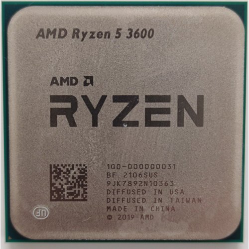 Процессор AMD Ryzen 5 3600 3.6(4.2)GHz 32MB sAM4 Tray (100-000000031) (Восстановлено продавцом, 862951) купить в Украине: Киев, Днепр, Харьков, Одесса  | Проверка совместимости, низкая цена, отзывы, характеристики от TELEMART фото