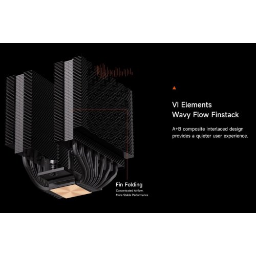 Кулер PCCooler RT720 Black купить в Украине: Киев, Днепр, Харьков, Одесса  | Проверка совместимости, низкая цена, отзывы, характеристики от TELEMART фото