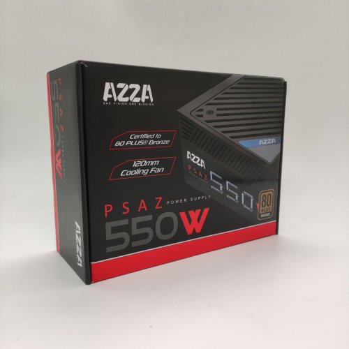 Блок живлення Azza 550W (PSAZ-550W) (Відновлено продавцем, 862980) купити в Україні: Київ, Львів, Хмельницький, Тернопіль, Івано-Франківськ | Перевірка сумісності, низька ціна, відгуки, характеристики від TELEMART фото