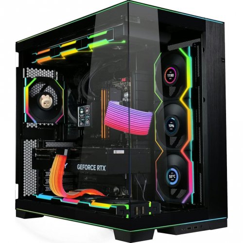 Кулер для корпусу Lian Li Uni Fan SL Wireless LCD 120 (G99.12SLLCD1W1B.00) Black купити в Україні | Telemart фото