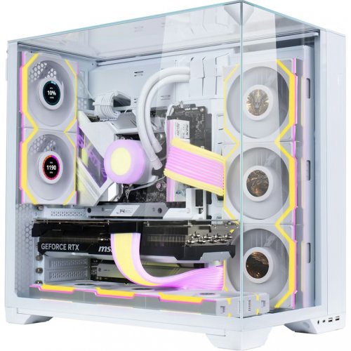 Кулер для корпуса Lian Li Uni Fan SL Wireless LCD 120 (G99.12SLLCD1W1W.00) White купити в Україні: Київ, Львів, Хмельницький, Тернопіль, Івано-Франківськ | Перевірка сумісності, низька ціна, відгуки, характеристики від TELEMART фото