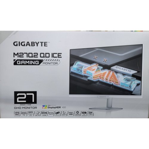 Уцінка монітор Gigabyte 27" M27Q2 QD Ice (Пошкоджено пакування, 863134) купити в Україні: Київ, Львів, Хмельницький, Тернопіль, Івано-Франківськ | Низька ціна, відгуки, характеристики від TELEMART фото