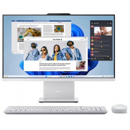 Моноблок Lenovo IdeaCentre AIO 27IRH9 (F0HM00WBUO) Cloud Grey купити в Україні: Київ, Львів, Хмельницький, Тернопіль, Івано-Франківськ | Низька ціна, відгуки, характеристики від TELEMART фото