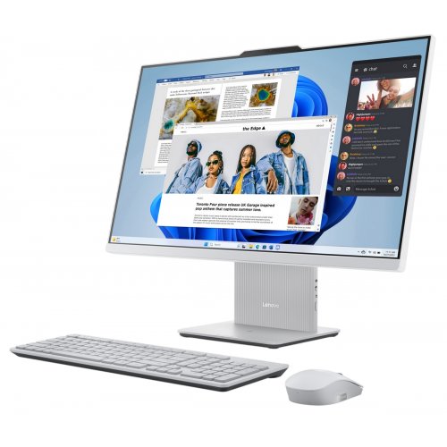 Моноблок Lenovo IdeaCentre AIO 27IRH9 (F0HM00WBUO) Cloud Grey купити в Україні: Київ, Львів, Хмельницький, Тернопіль, Івано-Франківськ | Низька ціна, відгуки, характеристики від TELEMART фото