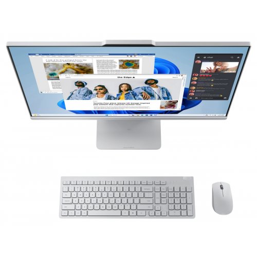 Моноблок Lenovo IdeaCentre AIO 27IRH9 (F0HM00WBUO) Cloud Grey купити в Україні: Київ, Львів, Хмельницький, Тернопіль, Івано-Франківськ | Низька ціна, відгуки, характеристики від TELEMART фото