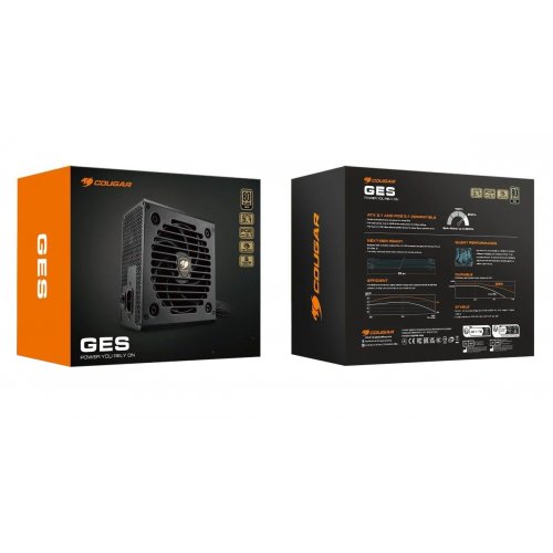 Блок питания Cougar GES 750W (GES750) купить в Украине: Киев, Днепр, Харьков, Одесса  | Проверка совместимости, низкая цена, отзывы, характеристики от TELEMART фото