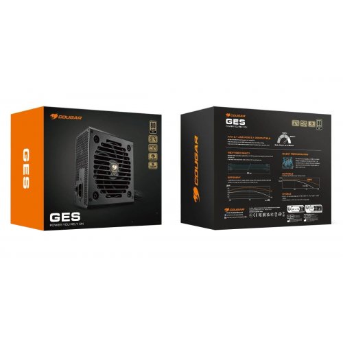 Блок питания Cougar GES 850W (GES850) купить в Украине: Киев, Днепр, Харьков, Одесса  | Проверка совместимости, низкая цена, отзывы, характеристики от TELEMART фото