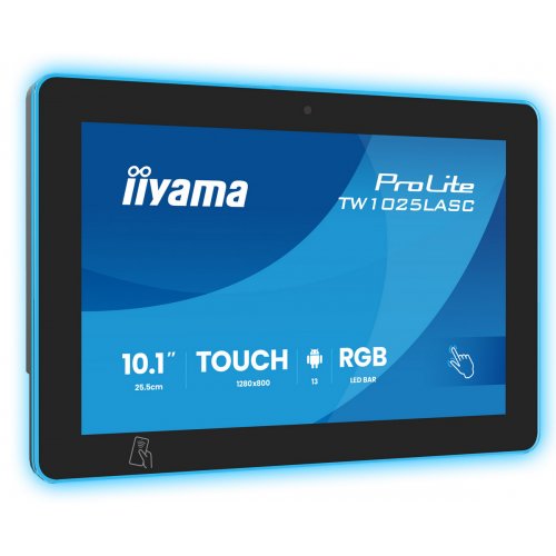 Монитор Iiyama 10.1" ProLite TW1025LASC-B3PNR Black купить в Украине: Киев, Днепр, Харьков, Одесса  | Низкая цена, отзывы, характеристики от TELEMART фото