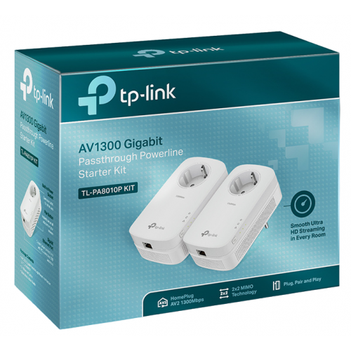 Уценка powerline TP-LINK TL-PA8010P KIT (Вскрытая упаковка, 863330) купить в Украине: Киев, Днепр, Харьков, Одесса  | Низкая цена, отзывы, характеристики от TELEMART фото