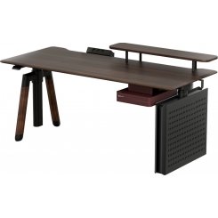 Комп'ютерний стіл з електрорегулюванням висоти Sihoo D07 160 (D07B-102/D07J-102-AB) Maple/White