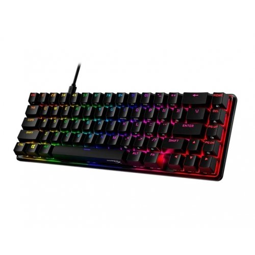 Уцінка клавіатура HyperX Alloy Origins 65 RGB Mechnical HyperX Red (4P5D6AX) Black (Розкрита упаковка, 863345) купити в Україні: Київ, Львів, Хмельницький, Тернопіль, Івано-Франківськ | Низька ціна, відгуки, характеристики від TELEMART фото