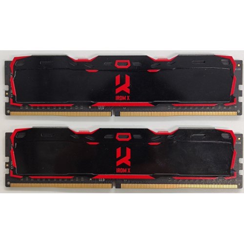 Озу GoodRAM DDR4 16GB (2x8GB) 3200Mhz IRDM X Red (IR-XR3200D464L16SA/16GDC) (Восстановлено продавцом, 863364) купить в Украине: Киев, Днепр, Харьков, Одесса  | Проверка совместимости, низкая цена, отзывы, характеристики от TELEMART фото