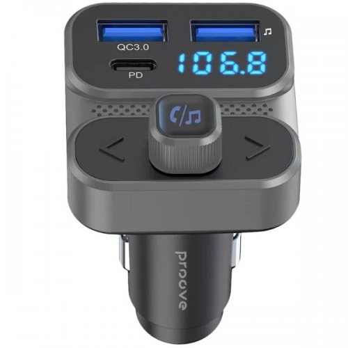 Автомобільний зарядний пристрій Proove Luxor SE USB + USB Type-C 36W (FMLX20120003) Gray купити в Україні: Київ, Львів, Хмельницький, Тернопіль, Івано-Франківськ | Низька ціна, відгуки, характеристики від TELEMART фото