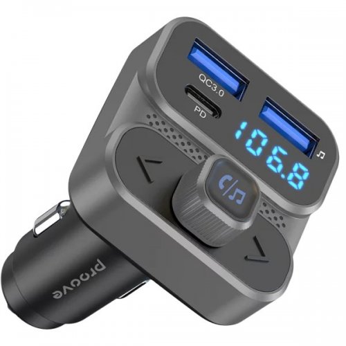 Автомобільний зарядний пристрій Proove Luxor SE USB + USB Type-C 36W (FMLX20120003) Gray купити в Україні: Київ, Львів, Хмельницький, Тернопіль, Івано-Франківськ | Низька ціна, відгуки, характеристики від TELEMART фото