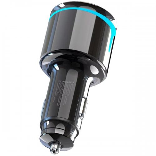 Автомобільний зарядний пристрій Proove Nexus USB + USB Type-C 30W (FMNX30110001) Black купити в Україні: Київ, Львів, Хмельницький, Тернопіль, Івано-Франківськ | Низька ціна, відгуки, характеристики від TELEMART фото