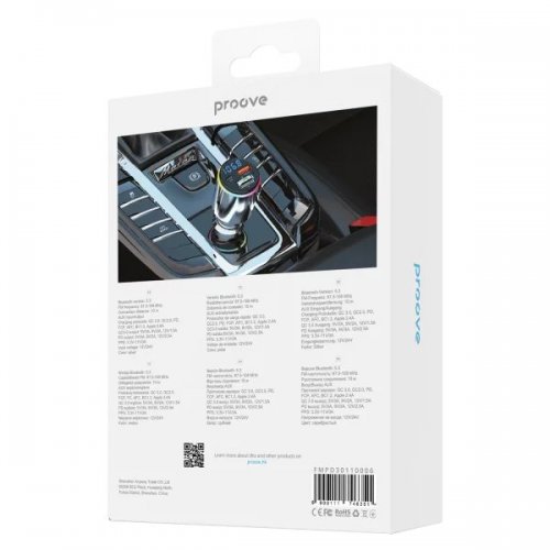 Автомобільний зарядний пристрій Proove Power Drive USB + USB Type-C 30W (FMPD30110006) Silver купити в Україні: Київ, Львів, Хмельницький, Тернопіль, Івано-Франківськ | Низька ціна, відгуки, характеристики від TELEMART фото