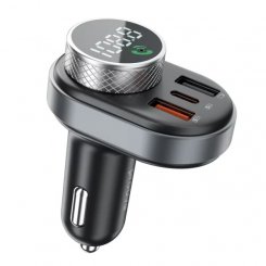 Автомобільний зарядний пристрій Proove Sound Link USB + USB Type-C 30W (FMSL30110001) Black