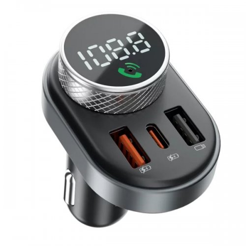 Автомобільний зарядний пристрій Proove Sound Link USB + USB Type-C 30W (FMSL30110001) Black купити в Україні: Київ, Львів, Хмельницький, Тернопіль, Івано-Франківськ | Низька ціна, відгуки, характеристики від TELEMART фото