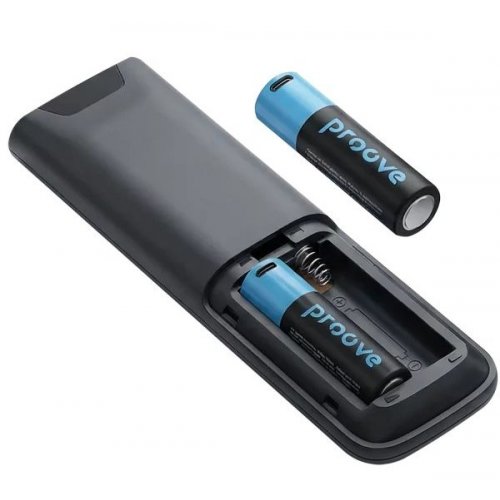 Акумуляторна батарея Proove Compact Energy AA Li-Ion 2400mWh 1.5V 2шт. (RBCE26010008) купити в Україні: Київ, Львів, Хмельницький, Тернопіль, Івано-Франківськ | Низька ціна, відгуки, характеристики від TELEMART фото