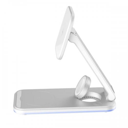 Беспроводное зарядное устройство Proove Energy Fold 3 in 1 (WSEF15010002) White купить в Украине: Киев, Днепр, Харьков, Одесса  | Низкая цена, отзывы, характеристики от TELEMART фото