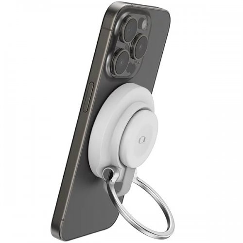 Беспроводное зарядное устройство Proove Knocker 2 in 1 Qi2 (WSPK15012002) White купить в Украине: Киев, Днепр, Харьков, Одесса  | Низкая цена, отзывы, характеристики от TELEMART фото