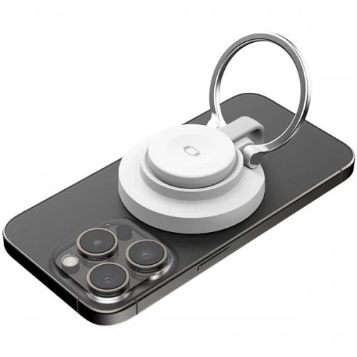 Беспроводное зарядное устройство Proove Knocker 2 in 1 Qi2 (WSPK15012002) White купить в Украине: Киев, Днепр, Харьков, Одесса  | Низкая цена, отзывы, характеристики от TELEMART фото