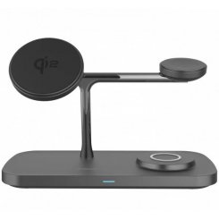 Беспроводное зарядное устройство Proove Magnetic Field Pro 3 in 1 Qi2 (WSMP15002001) Black