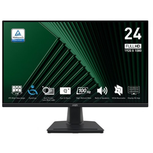 Монитор MSI 23.8" PRO MP245G Black (Восстановлено продавцом, 863428) купить в Украине: Киев, Днепр, Харьков, Одесса  | Низкая цена, отзывы, характеристики от TELEMART фото