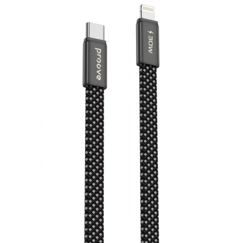Кабель Proove AirLine USB Type-C to Lightning 30W 1m (CCAI30002101) Black купить в Украине: Киев, Днепр, Харьков, Одесса  | Низкая цена, отзывы, характеристики от TELEMART фото