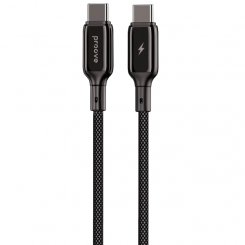 Кабель Proove Dense Metal USB Type-C to USB Type-C 60W 2m (CCDM60002221) Black