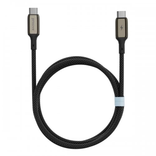 Кабель Proove Dense Metal USB Type-C to USB Type-C 60W 2m (CCDM60002221) Black купить в Украине: Киев, Днепр, Харьков, Одесса  | Низкая цена, отзывы, характеристики от TELEMART фото