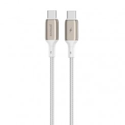Кабель Proove Dense Metal USB Type-C to USB Type-C 60W 2m (CCDM60002222) White