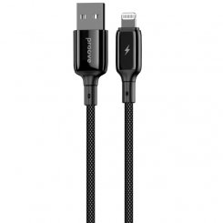 Кабель Proove Dense Metal USB to Lightning 2.4A 2m (CCDM20001121) Black
