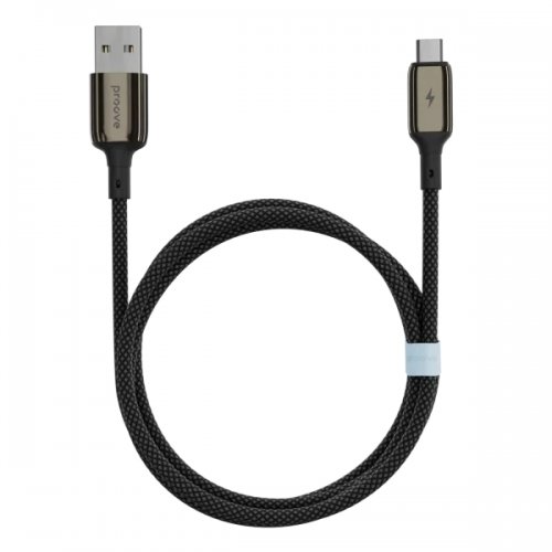 Кабель Proove Dense Metal USB to Micro USB 2.4A 1m (CCDM20001301) Black купить в Украине: Киев, Днепр, Харьков, Одесса  | Низкая цена, отзывы, характеристики от TELEMART фото