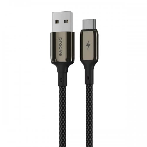 Кабель Proove Dense Metal USB to USB Type-C 3A 1m (CCDM20001201) Black купить в Украине: Киев, Днепр, Харьков, Одесса  | Низкая цена, отзывы, характеристики от TELEMART фото