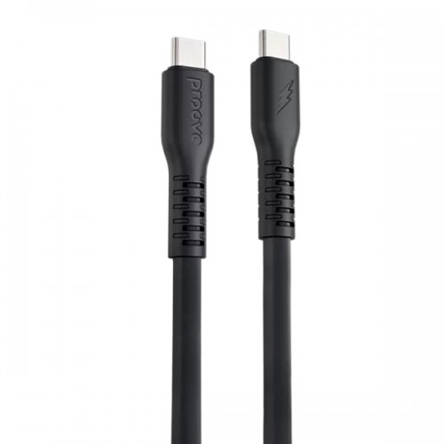 Кабель Proove Eternal USB Type-C to USB Type-C 60W 2m (CCET60002221) Black купить в Украине: Киев, Днепр, Харьков, Одесса  | Низкая цена, отзывы, характеристики от TELEMART фото