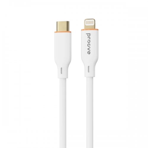 Кабель Proove Jelly Silicone USB Type-C to Lightning 27W 1m (CCJS27002102) White купить в Украине: Киев, Днепр, Харьков, Одесса  | Низкая цена, отзывы, характеристики от TELEMART фото