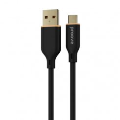 Кабель Proove Jelly Silicone USB to USB Type-C 3A 1m (CCJS20001201) Black