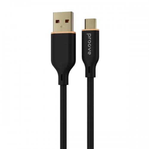 Кабель Proove Jelly Silicone USB to USB Type-C 3A 1m (CCJS20001201) Black купить в Украине: Киев, Днепр, Харьков, Одесса  | Низкая цена, отзывы, характеристики от TELEMART фото